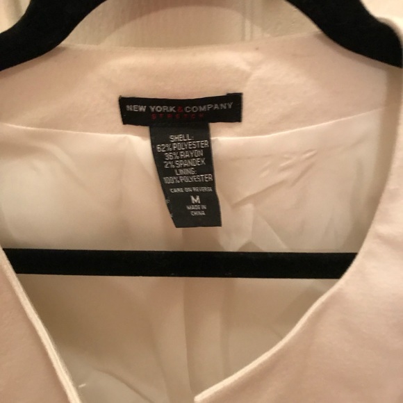 White NY&Co. Jacket - Picture 2 of 3